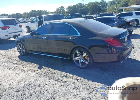 2015 Mercedes-Benz S 63 Amg 4Matic из США, поврежденный, VIN WDDUG7JB7FA094358